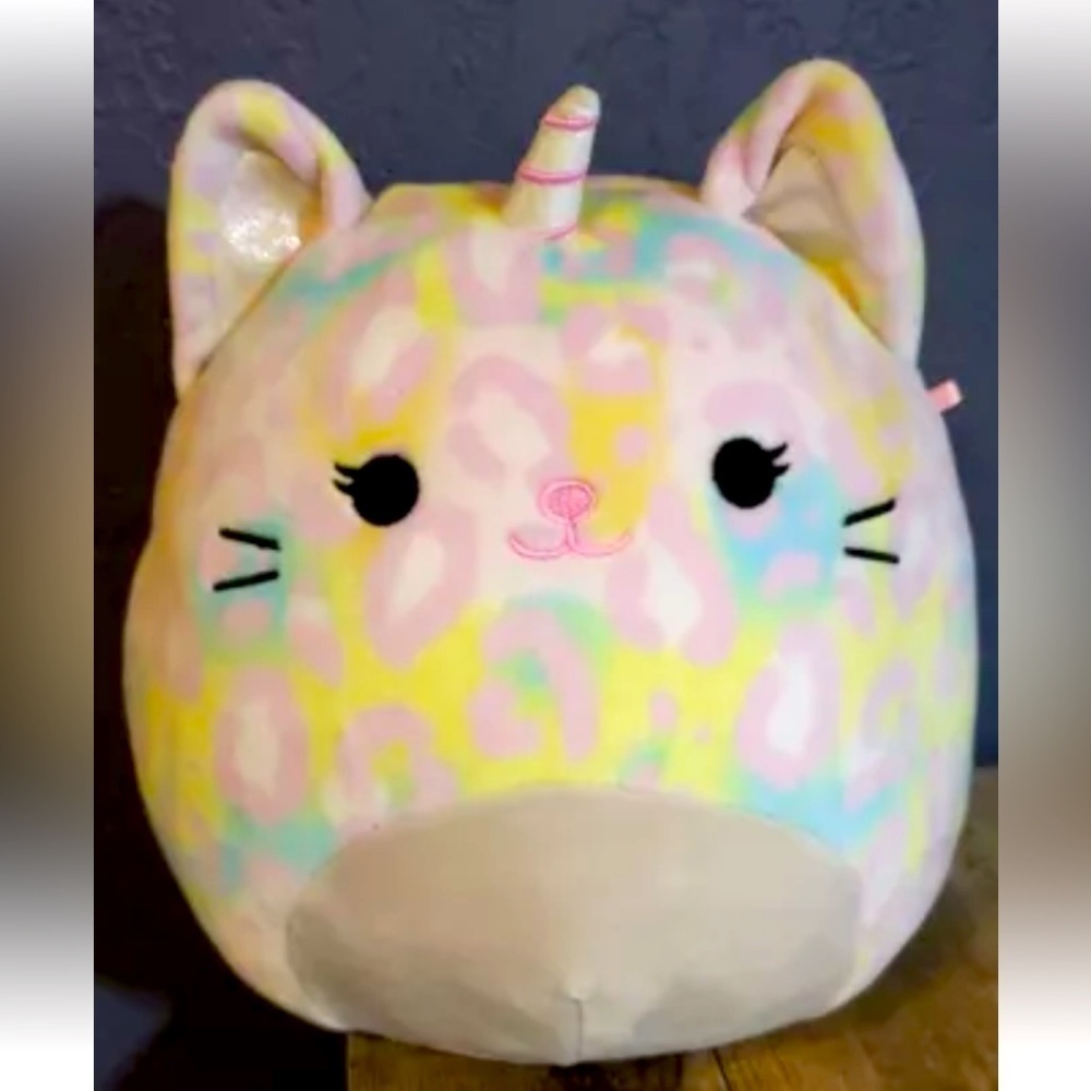 SQUISHMALLOW SORAYA THE CHEETAH-UNICORN SIZE 8” EUC